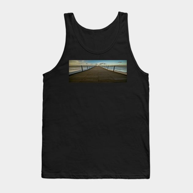 Saltburn Pier Tank Top by davehudspeth